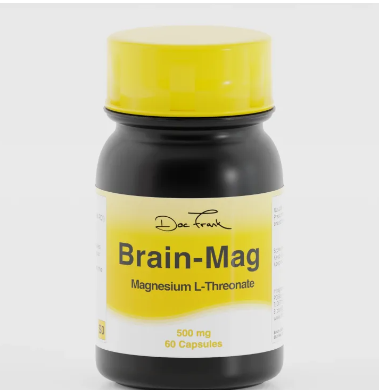 Magnesium L-Threonate aka BrainMag (500mg Magnesium x 60 Caps)