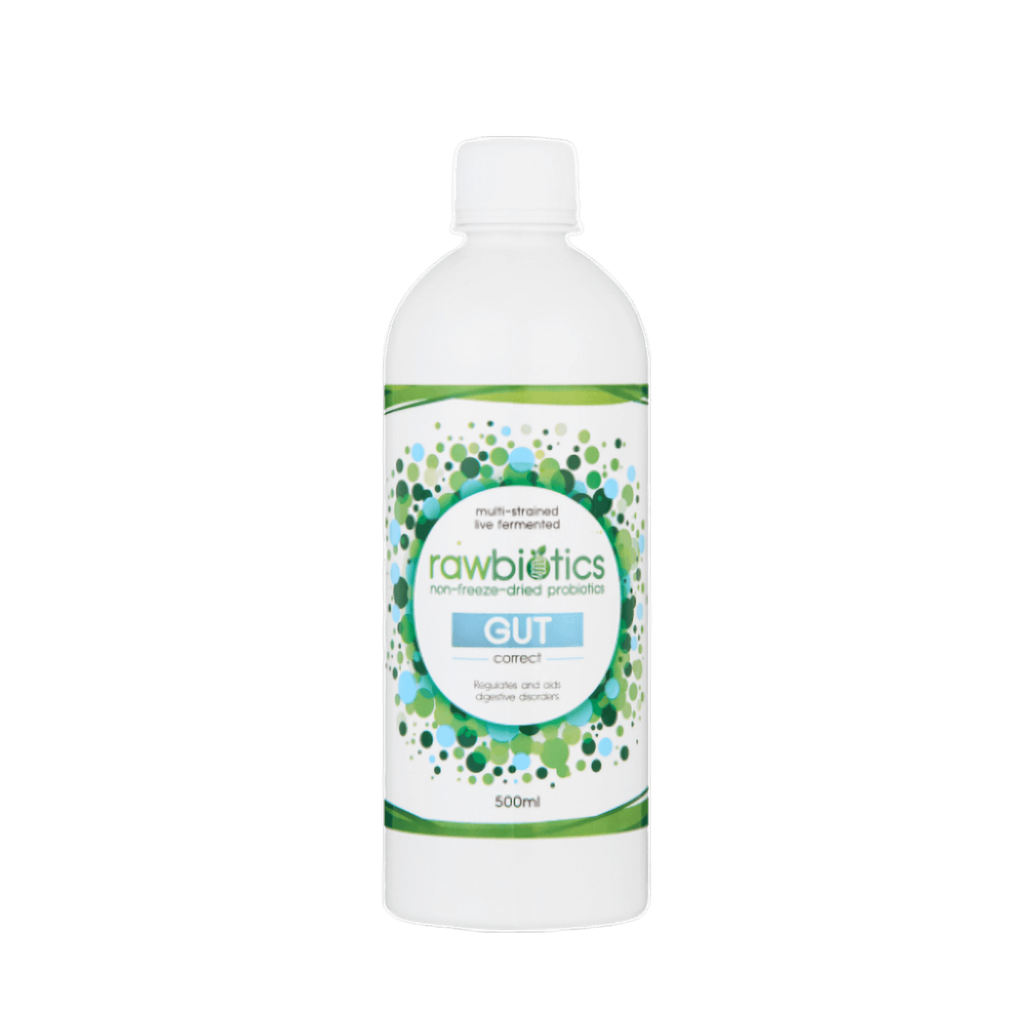 Bottle of Rawbiotics Gut