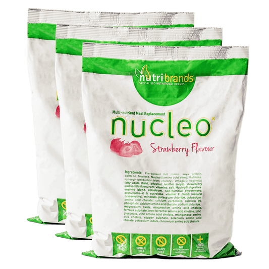 Strawberry Nucleo Bundle (3 X 750g with a R150 discount)