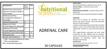24 Pack Adrenal Care (R194/30 caps)