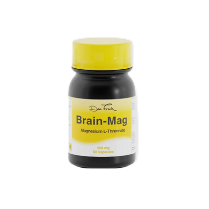Bottle of Brain-Mag, Magnesium L-Threonate supplement 