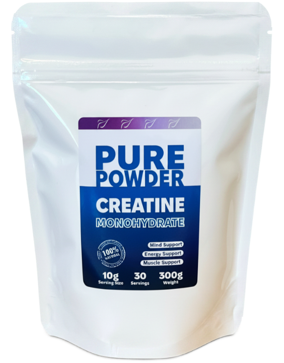 Pure Powder Creatine Monohydrate (300g)