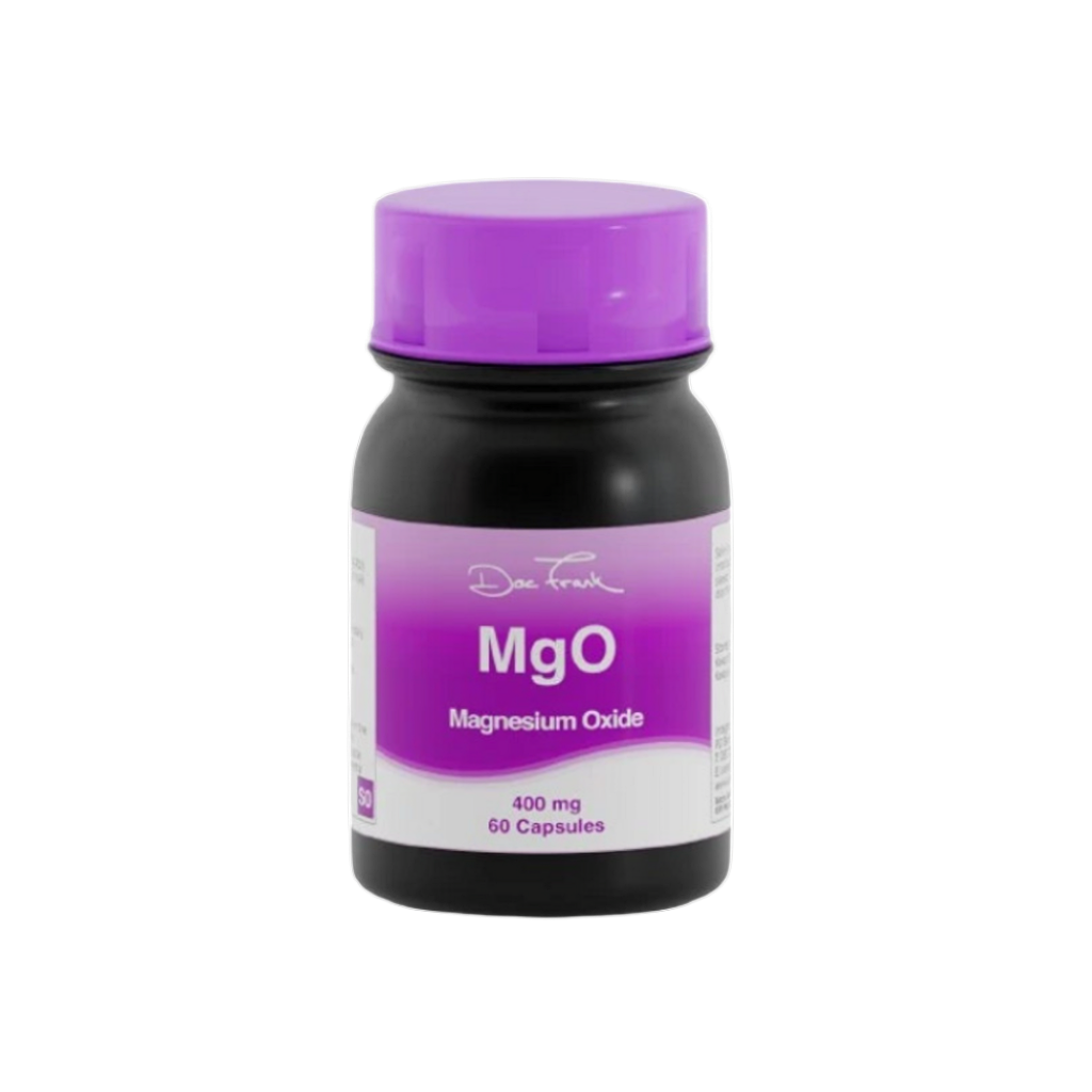 Magnesium Oxide - MgO (240mg elemental magnesium x 60 Caps @ 1.2 cent per mg)