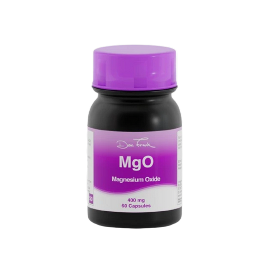 Magnesium Oxide - MgO (240mg elemental magnesium x 60 Caps @ 1.2 cent per mg)