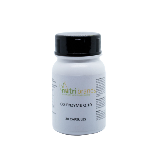 Co Enzyme Q10 (100mg x 30 Caps @ 6.2 cents per mg)