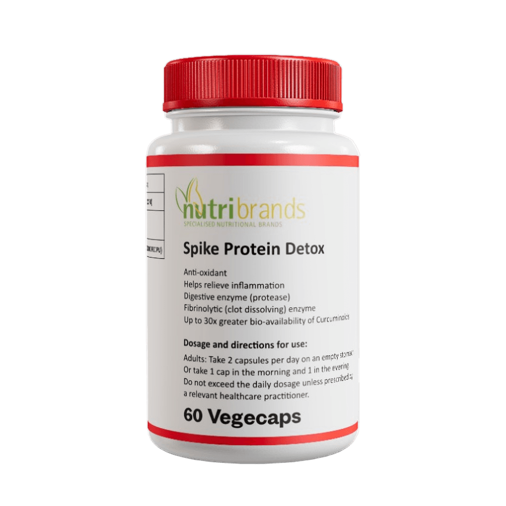 3-in-1 Spike Protein Detox with Natto, 30x Curcumin, Bromelain (60 Capsules)