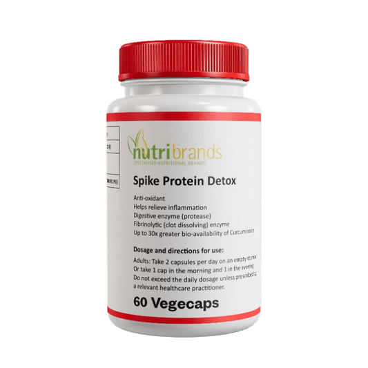 3-in-1 Spike Protein Detox with Natto 30x Curcumin Bromelain (60 Capsules)