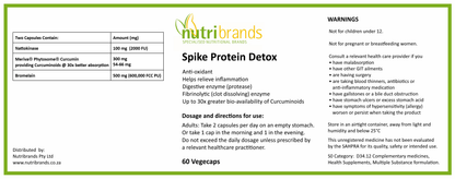 3-in-1 Spike Protein Detox (60 Capsules)