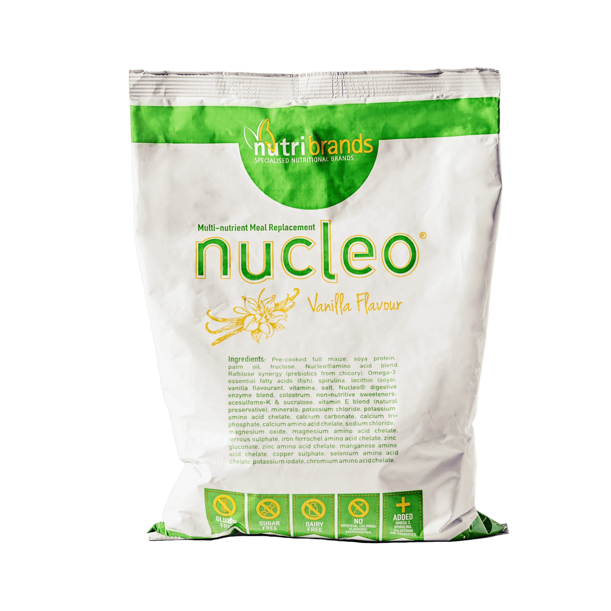 Pack of Nutribrands Nucleo Multi-nutrient Meal Replacement powder, Vanilla Flavour