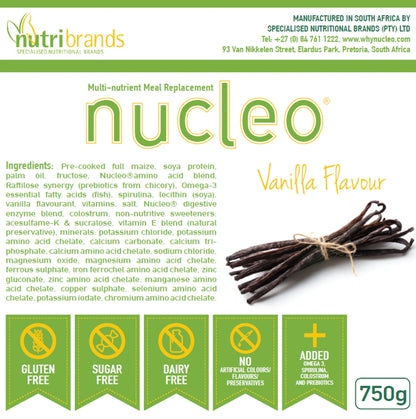Vanilla Nucleo Bundle (3 X 750g with a R150 discount)