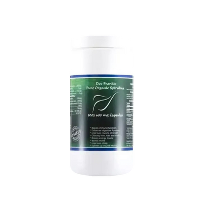 Pure Organic Spirulina (500mg x 500 Capsules @ 0.3 cent per mg)
